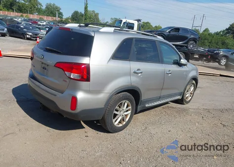 2014 Kia Sorento Lx z USA, uszkodzony, nr VIN 5XYKT4A6XEG515695